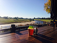 The Orange Tree - licensed cafe by the river outside