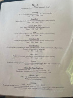 Adirondack On Long Lake menu