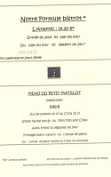 Café De L'atlantic menu