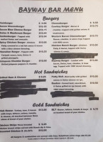 Bayway Tavern menu