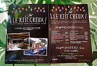 Le P'tit Creux menu