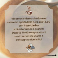 San Sebastiano menu