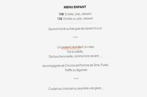 Château De Castel Novel menu