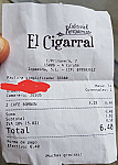 Cafeteria El Cigarral menu