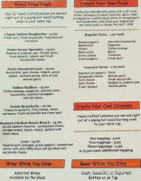 Brew Nation menu