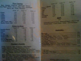 Frankies Pizza menu