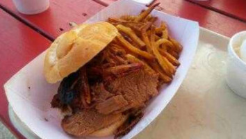 Oak Hill Barbecue food