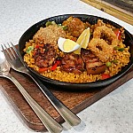 SP Steak and Paella food