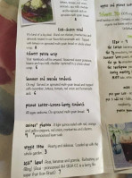 The Schwee Tea menu