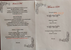 Vins sur Vingt menu