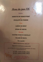 Aux Sources De La Meuse menu