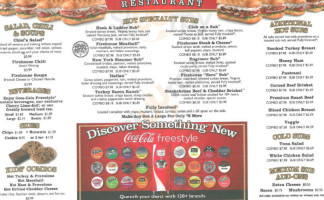 Firehouse Subs menu