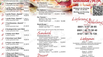 Pizzeria Mamma Maria menu