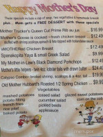 The Pied Piper Diner menu