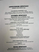 Bella Luna menu