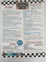 Peppercorn's Diner menu