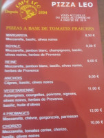 Café Léo menu