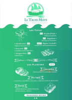 Le Trois Mats menu