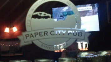 Paper City Pub food