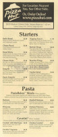 Pizza Hut menu