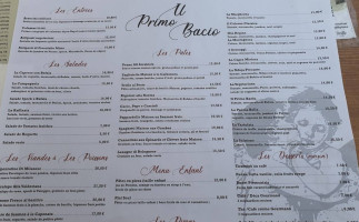 Il Primo Bacio menu