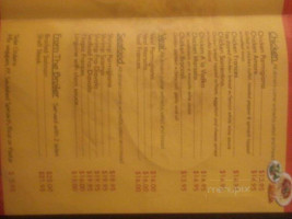 Tua Cucina menu