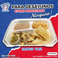 Taco Veloz food