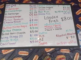 Hot Dog House menu