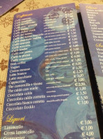 Gran Caffè Le Plaisir menu