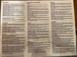 La Fiesta Mexican And Grille menu