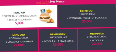 Asian Express menu