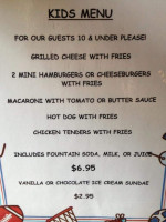 The Grill Room At Patriot Hills menu