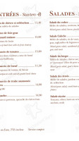 La Caleche Rmt Sarl menu