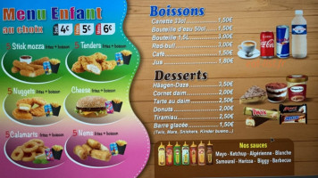 L'extra Kebab menu