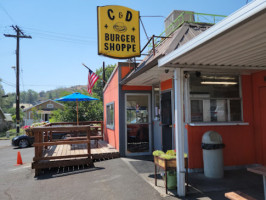 C D Burger Shoppe outside