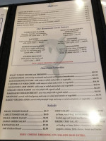 Blue Dolphin menu