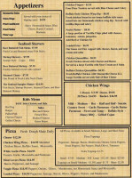 Barbara Jean Country Inc. Steakhouse menu