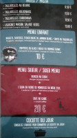 Le Bouj menu