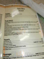 Country Corral menu