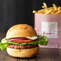 Barney’s Gourmet Hamburgers food