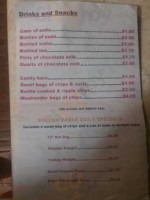 East End Pizza menu