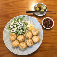 Mandoo Korean Dumplings food