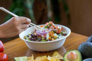 Rainbow Burrito food