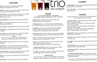 Trio And Grill menu