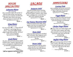 John Mary's menu