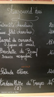 La Table Du Rocher menu