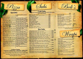 Poppa Russo's menu