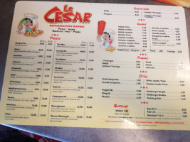 Le Cesar menu