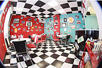 The Pit Stop Diner Cafe inside