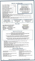 Upland Diner menu